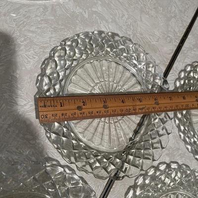 Waterford by Anchor Hocking Depression Glass Salad Plates