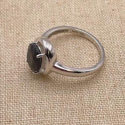 Black Sapphire & Sterling Set (B3-SS)