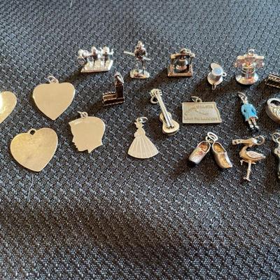 Multiple Sterling charms
