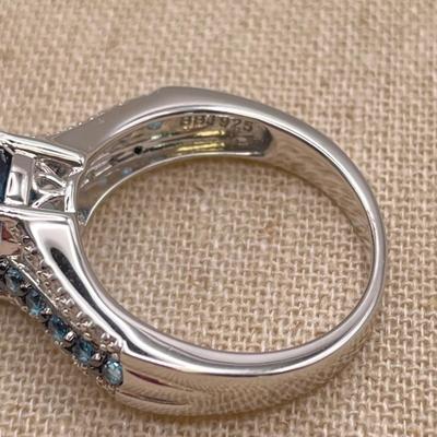 Oval Cut Gem in Sterling (B3-SS)