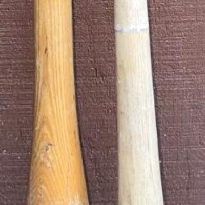 Wooden baseball bats