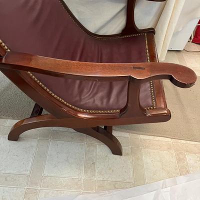 Leather & Wood Jefferson Chair (S-MG)