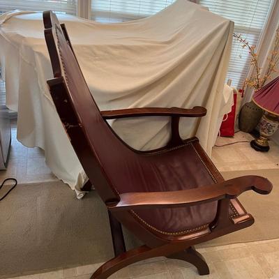 Leather & Wood Jefferson Chair (S-MG)