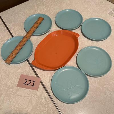 Vintage plastic plates + more