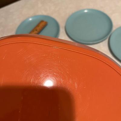 Vintage plastic plates + more