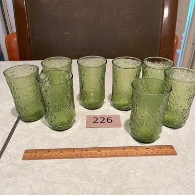 Lot 2 anchor, hocking, pagoda tumblers