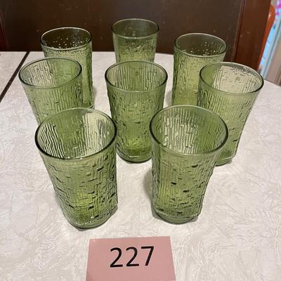 Lot 3 anchor, hocking, pagoda tumblers