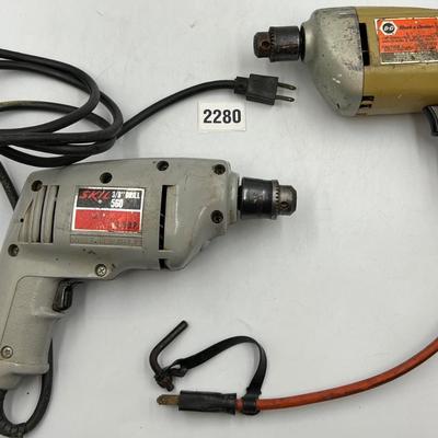 Skill and black&decker drills