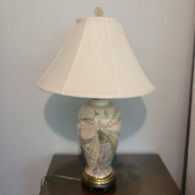Ceramic Peacock Lamp (M-DW)