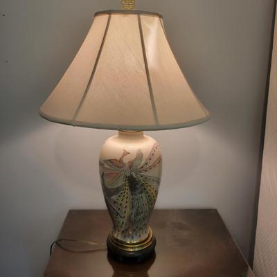 Ceramic Peacock Lamp (M-DW)