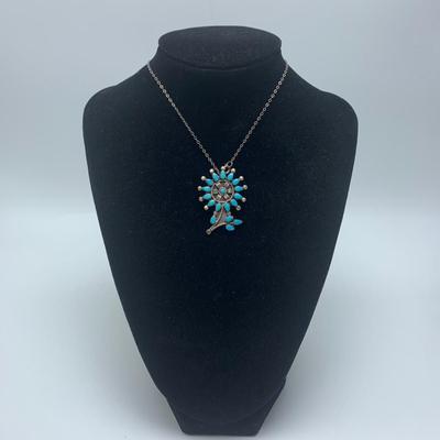 Large Collection of Southwestern Style Red Coral and Turquoise Necklaces and More (B3-KW)