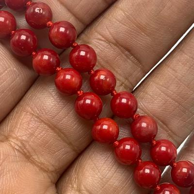 Large Collection of Southwestern Style Red Coral and Turquoise Necklaces and More (B3-KW)