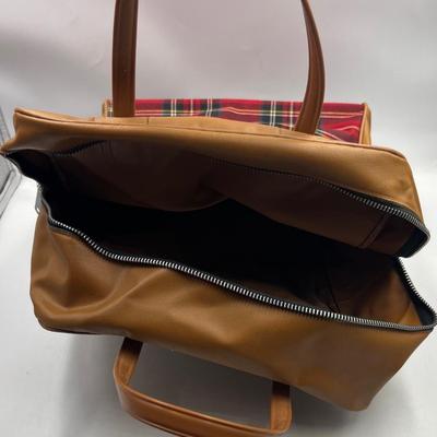 Plaid bag