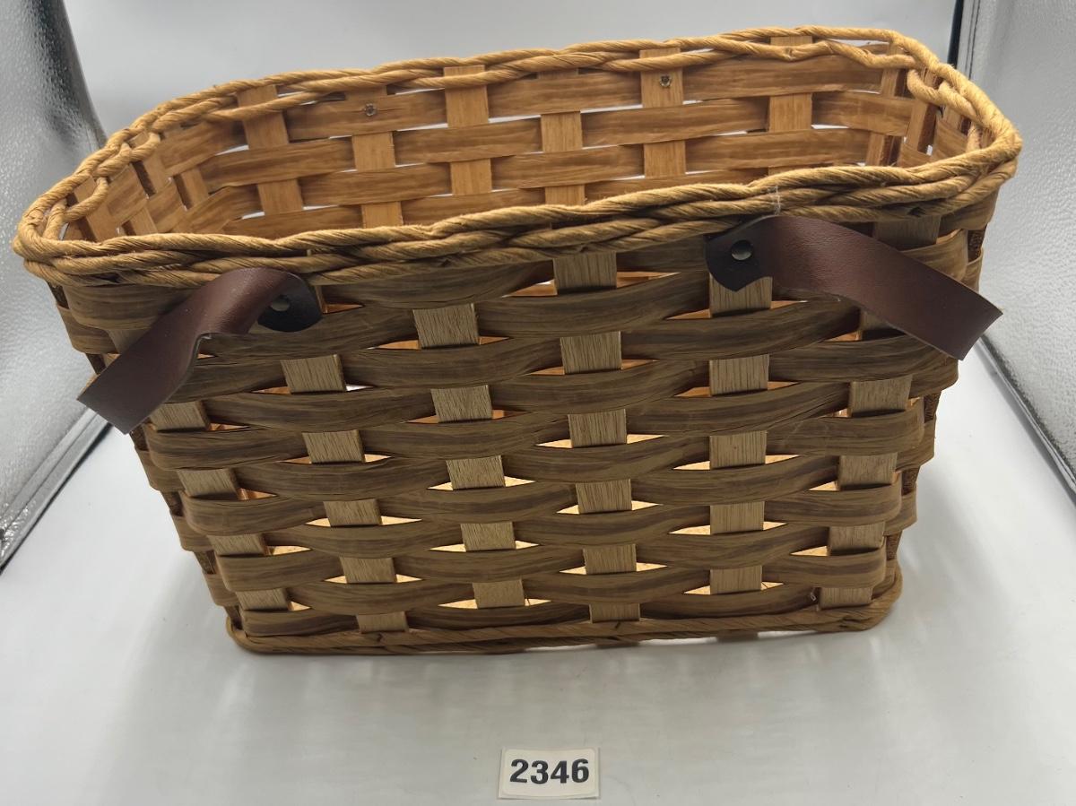 Wooden box basket