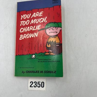 Charlie Brown books lot