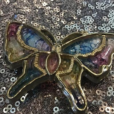 Vintage Tawain Butterfly Barrette
