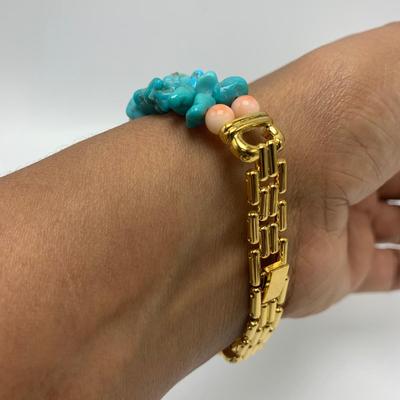 Turquoise Style Rings & Necklaces w/ 10K and 925 (B3-KW)