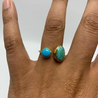 Turquoise Style Rings & Necklaces w/ 10K and 925 (B3-KW)