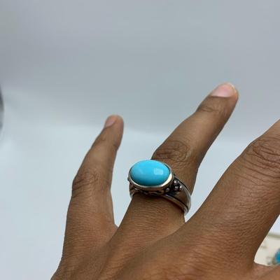 Turquoise Style Rings & Necklaces w/ 10K and 925 (B3-KW)