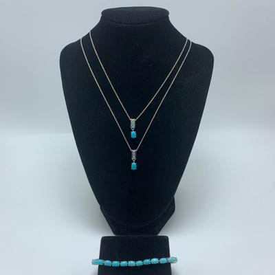 Turquoise Style Rings & Necklaces w/ 10K and 925 (B3-KW)