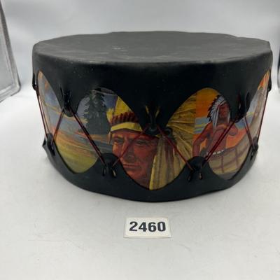 Drum with Native picture