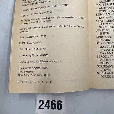 Scorpion squad books lot