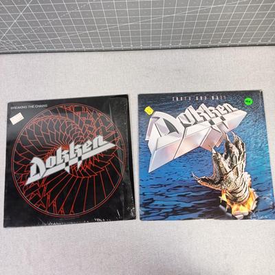 Dokken - 2 LP lot - Breaking the Chains and Tooth and Nail