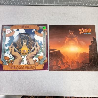 Dio - 2 LP Lot - Sacred Heart and The Last in Line