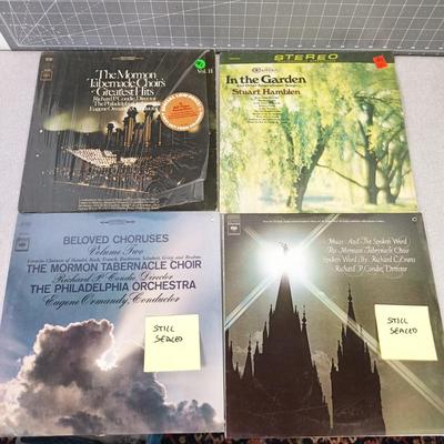4 LP Mormon Tabernacle Choir and Religious Lot