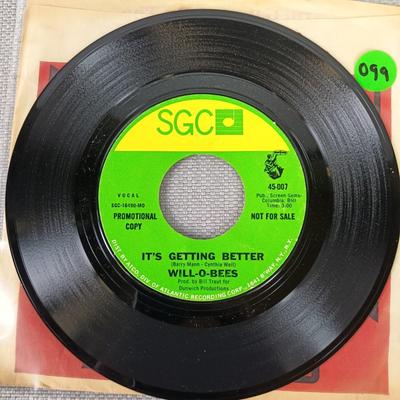 45rpm - Will-o-bees - It's Getting Better - Promo - SGC-16490-MO