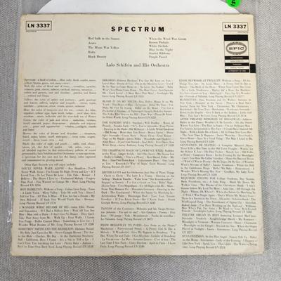 Lalo Schifrin and his Orechestra - Spectrum LP - Epic - LN 337