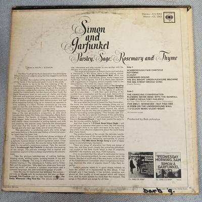 Simon & Garfunkel - Parsley, Sage, Rosemary and Thyme LP - Columbia CL 2563