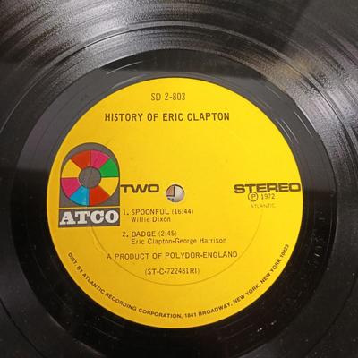 2x Eric Clapton LP Lot