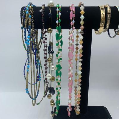 Fun Variety of Pins, Beaded Necklaces, and Bracelets (B3-KW)