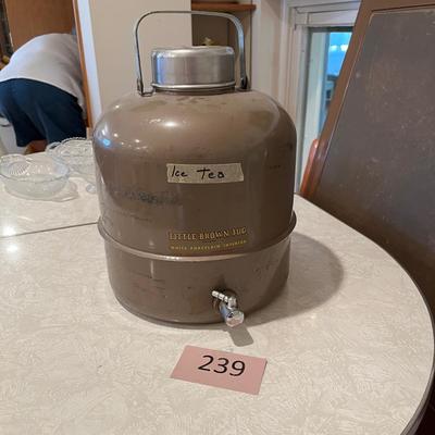 Vintage beverage dispenser Crock insert