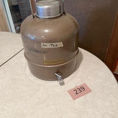 Vintage beverage dispenser Crock insert