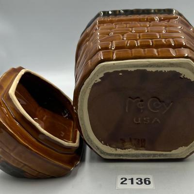 McCoy glass container
