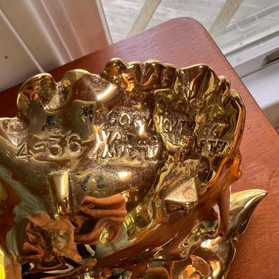 Mixed Vintage Decorative Brass Lot - Book Ends, Door Knocker, Utensils, Bowls