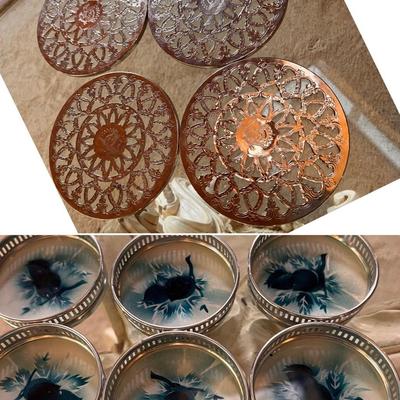 Vintage Trivet & Coaster Sets Lot