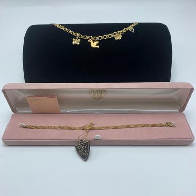 Beverly Hills Gold 14K Bracelet and 14K Gold Charm Bracelet (B3-KW)