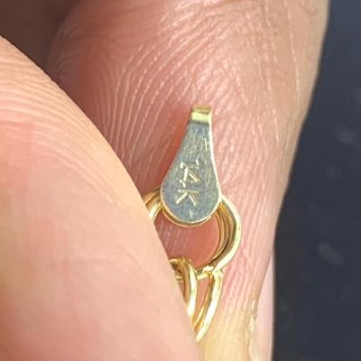 Beverly Hills Gold 14K Bracelet and 14K Gold Charm Bracelet (B3-KW)