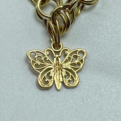 Beverly Hills Gold 14K Bracelet and 14K Gold Charm Bracelet (B3-KW)