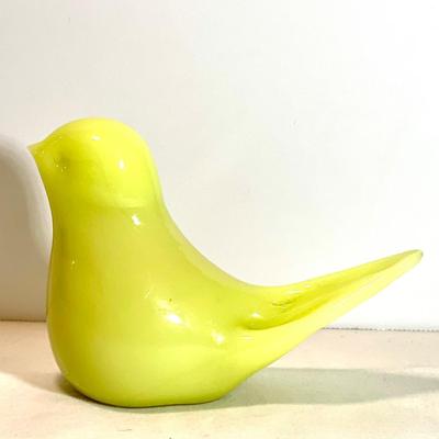 Uranium glass bird
