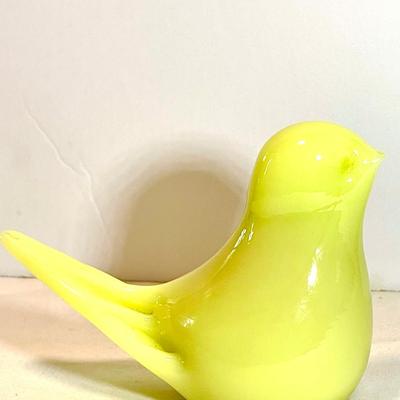 Uranium glass bird