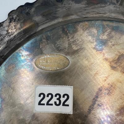 Wm. A. Rodgers metal tray