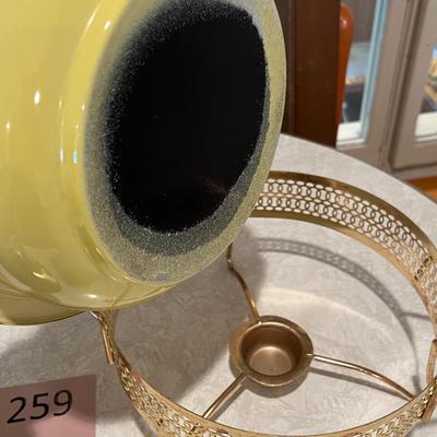 Vintage casserole with trivet