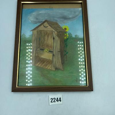 Outhouse painting