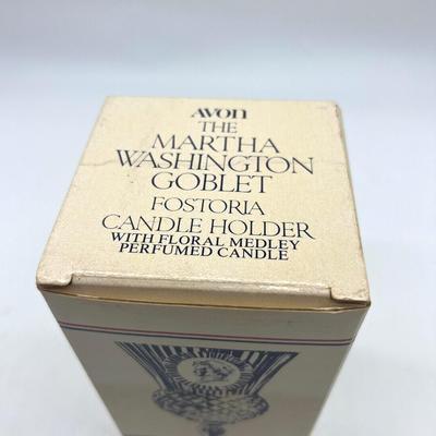Washington & Martha Goblet  Avon