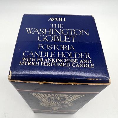 Washington & Martha Goblet  Avon