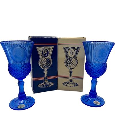 Washington & Martha Goblet  Avon